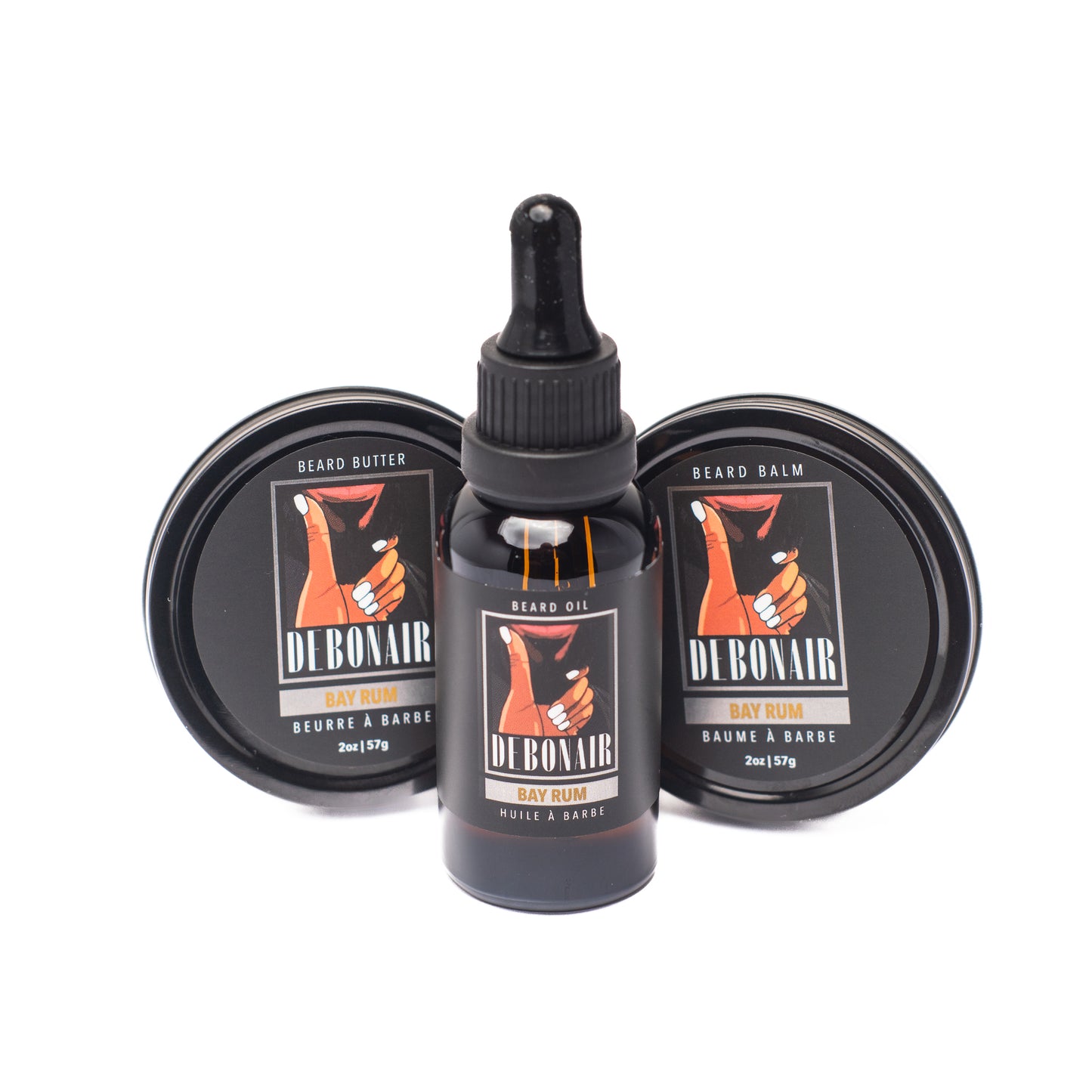 BEARD OIL, BUTTER, BALM- BAY RUM