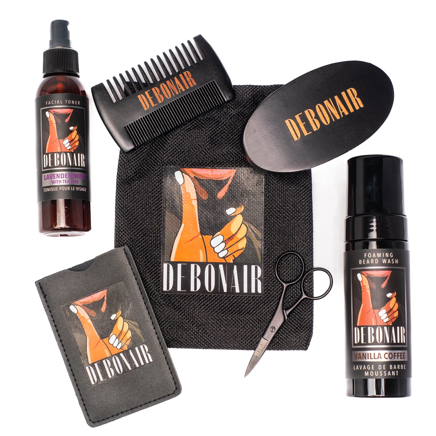 BEARD WASH, FACIAL TONER & BEARD KIT