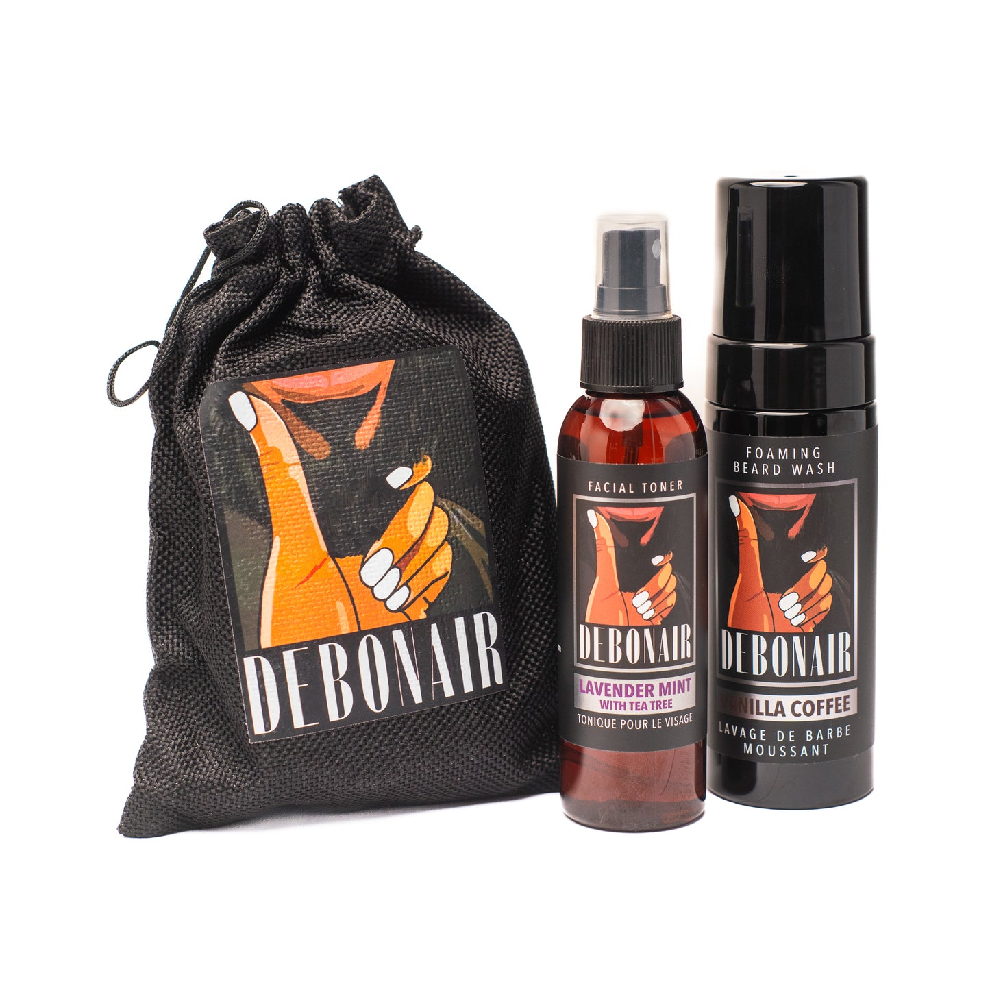 BEARD WASH, FACIAL TONER & BEARD KIT