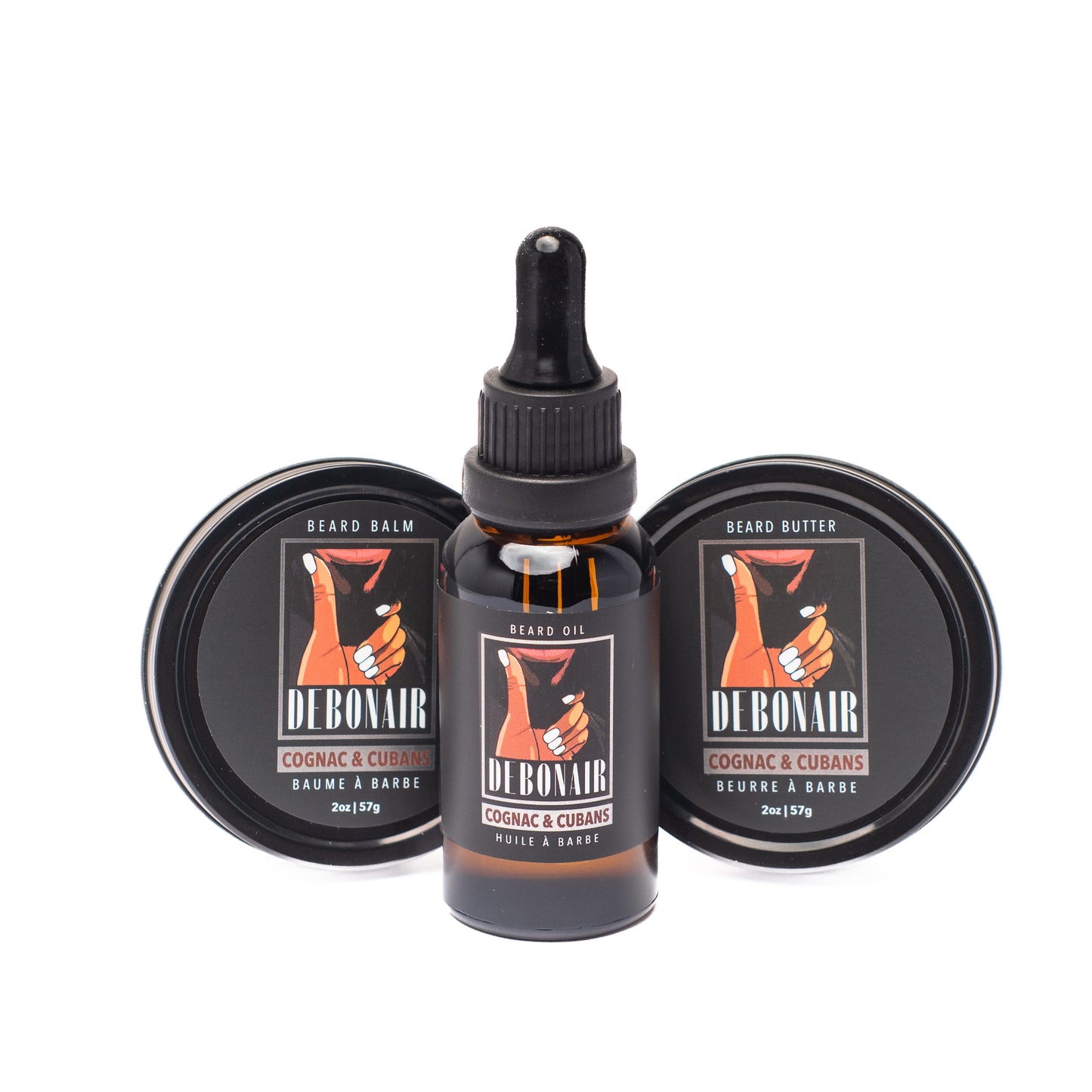 BEARD OIL, BUTTER, BALM- COGNAC & CUBANS